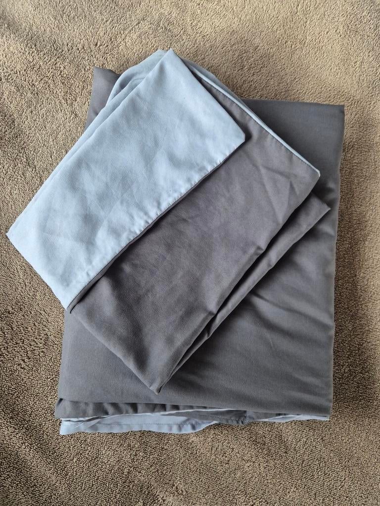 Optidee optifaser dekbedset 140 x 200, Ophalen of Verzenden, Zo goed als nieuw, Eenpersoons, Wit