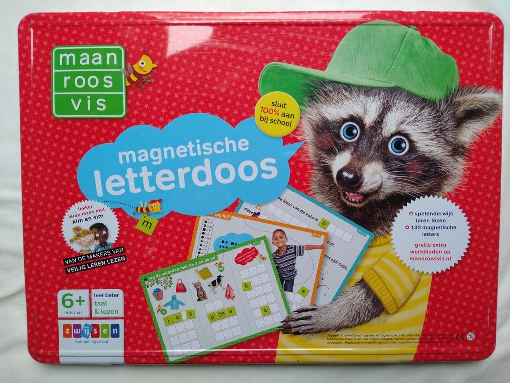 Magnetische Letterdoos van Zwijsen, Een of twee spelers, Ophalen of Verzenden, Gebruikt, Zwijsen