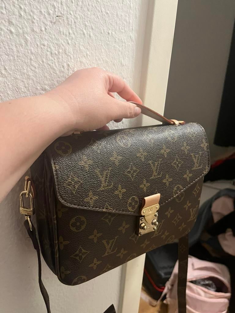 Dames tas pochette, Ophalen of Verzenden, Zo goed als nieuw, Bruin, Overige merken