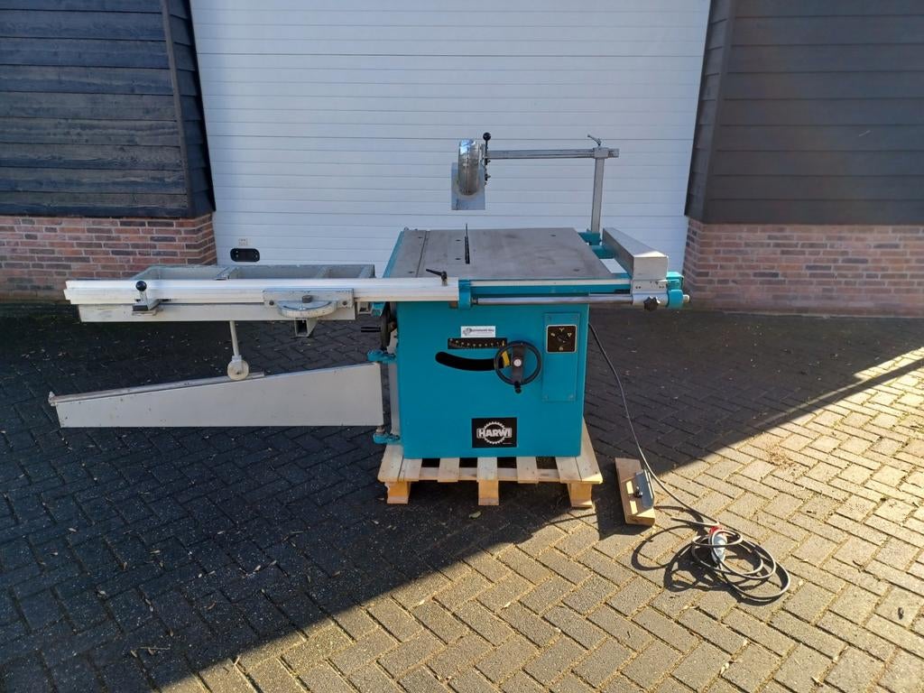 Professionele harwi cirkelzaag zaagtafel formaatzaag, Ophalen, Gebruikt, Cirkelzaag, 30 tot 70 mm
