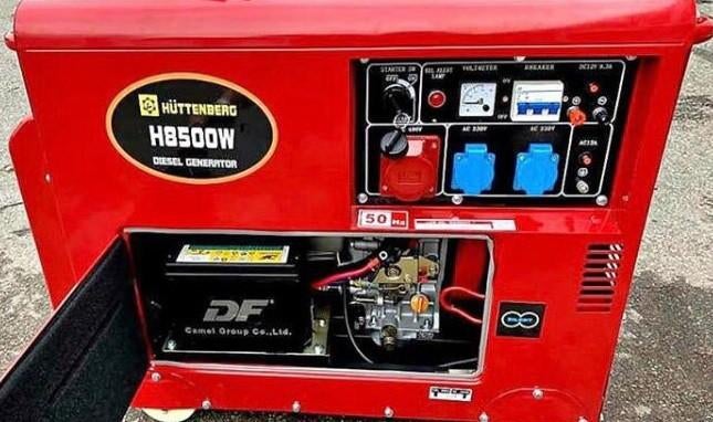 Aggregaat/generator Diesel 8500w Nieuw gratis bezorging, Doe-het-zelf en Verbouw, Aggregaten, Dieselolie, Geluidgedempt, Nieuw
