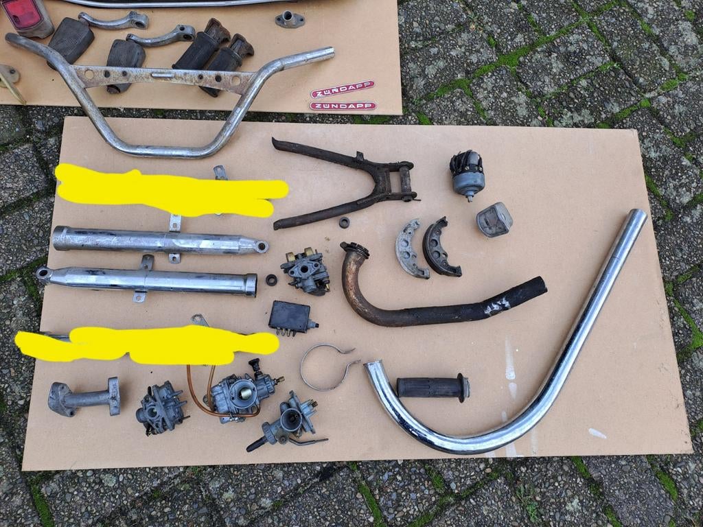 Diverse onderdelen Zundapp 517 goudhaantje, Ophalen, Gebruikt, Overige typen, Overige merken