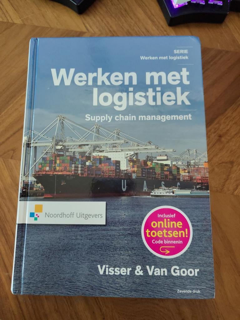 Werken met logistiek - Supply Chain Management, Zo goed als nieuw, Visser & Van Goor, Beta, HBO