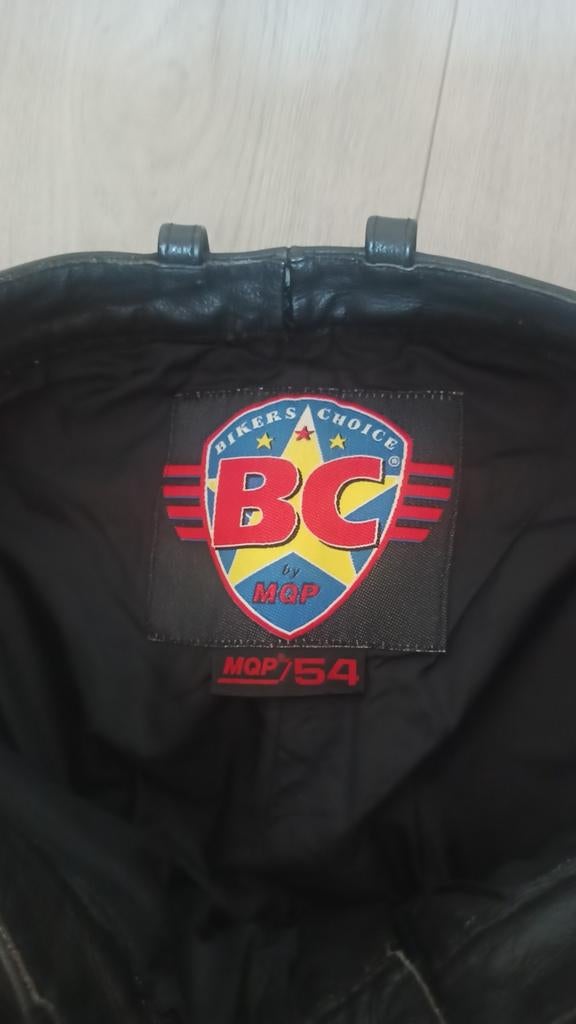Leren biker broek MQP maat 54, Kleding | Heren, Broeken en Pantalons, Maat 52/54 (L), MQP, Zwart, Ophalen of Verzenden