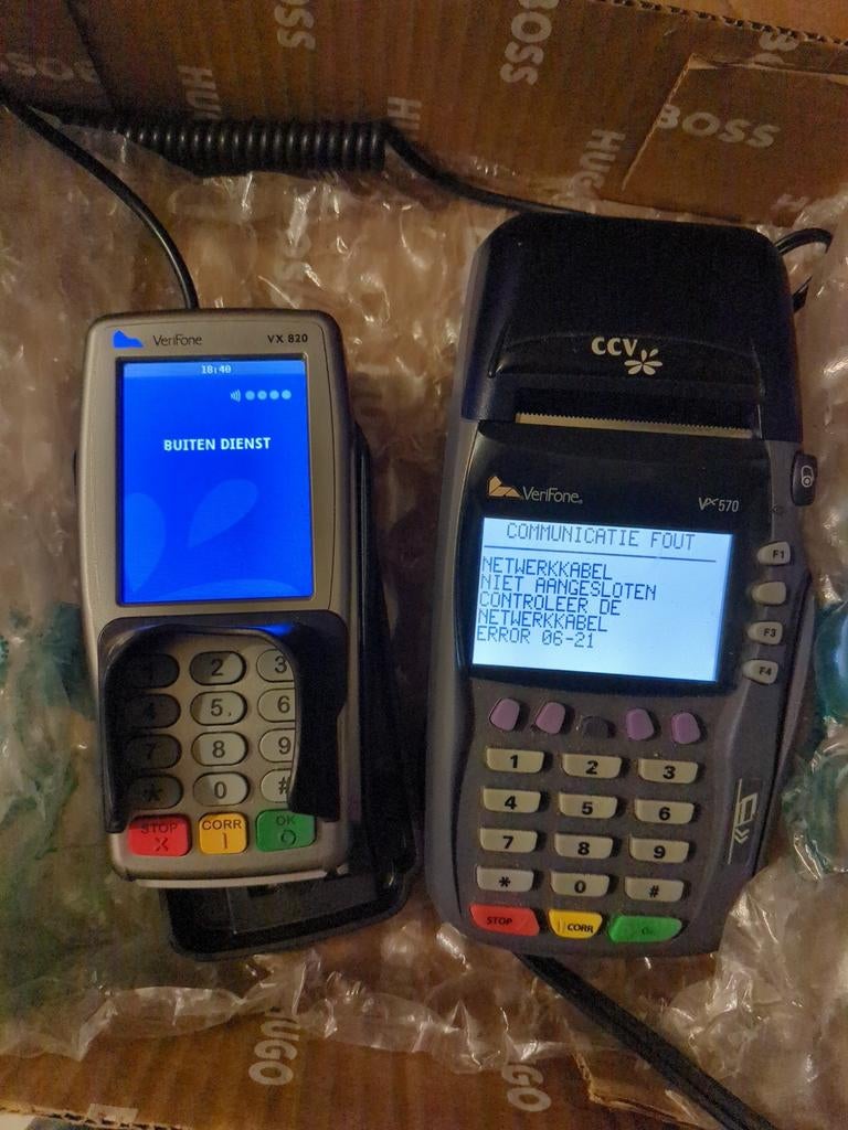 Verifone Betaal Terminals VX820 & VX570, Ophalen of Verzenden, Gebruikt, Overige typen