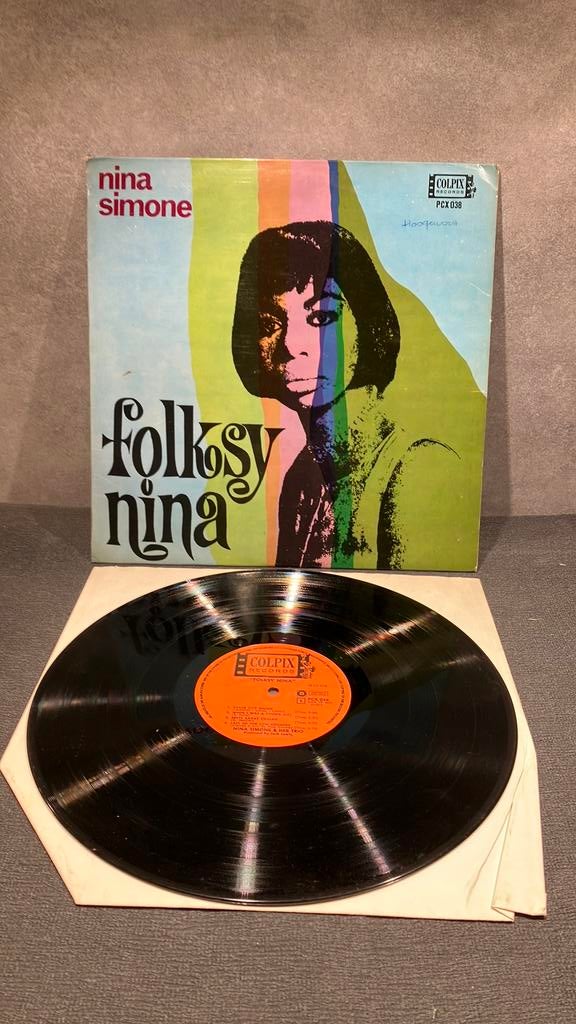 Nina Simone.  Folksy Nina, 1960 tot 1980, Gebruikt, Ophalen of Verzenden, 12 inch