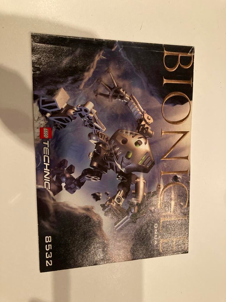 LEGO Technic Bionicle Onua 8532 Instructieboekje, Ophalen of Verzenden
