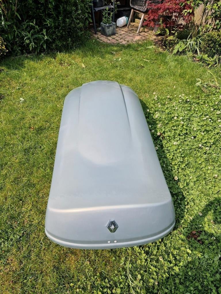 Originele renault dakkoffer en dakdragers, Auto diversen, Dakkoffers, Ophalen of Verzenden, Zo goed als nieuw