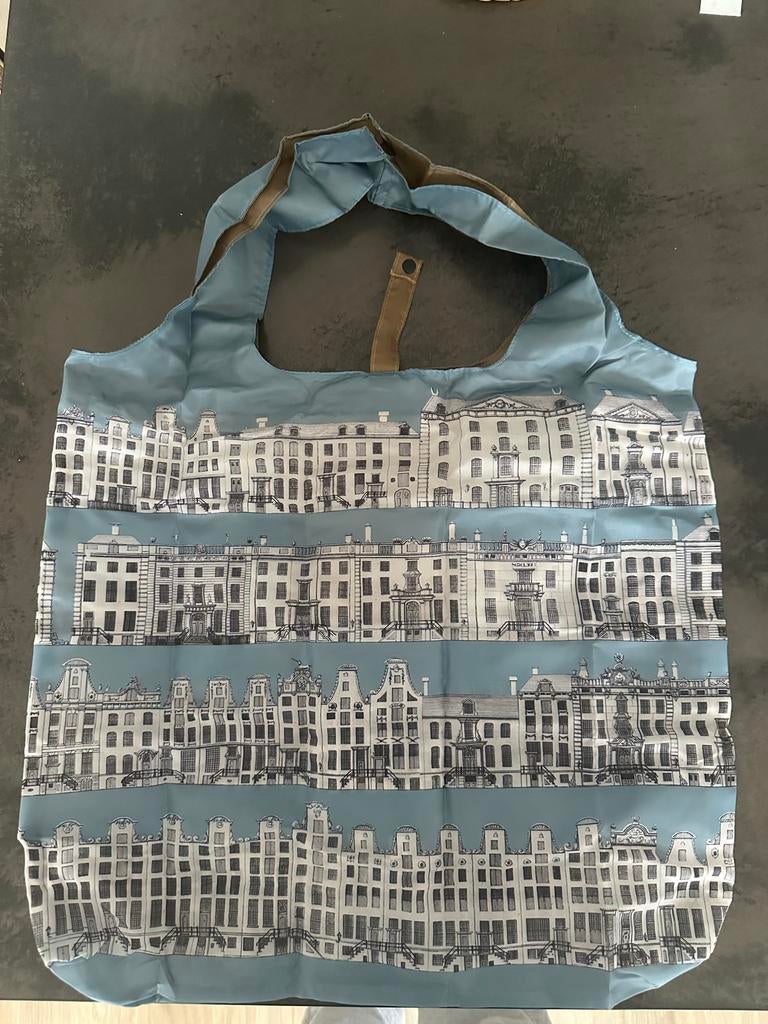 Draagtas / Folding bag, Ophalen of Verzenden, Nieuw, Blauw, Shopper