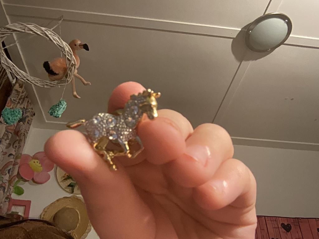 Paarden Broche met Strass Steentjes, Sieraden, Tassen en Uiterlijk, Broches, Ophalen, Overige materialen, Minder dan 4 cm, Nieuw