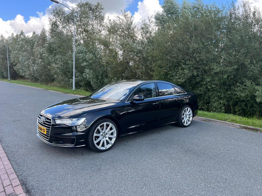 Audi A6 3.0 V6 TDI Quattro, Automaat, Zwart, Zwart, Leder