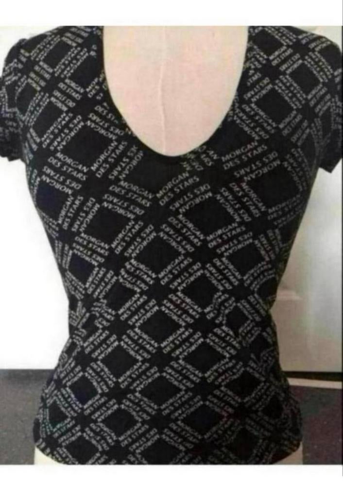 top morgan maat s, Ophalen of Verzenden, Zo goed als nieuw, Zwart, Zonder mouw