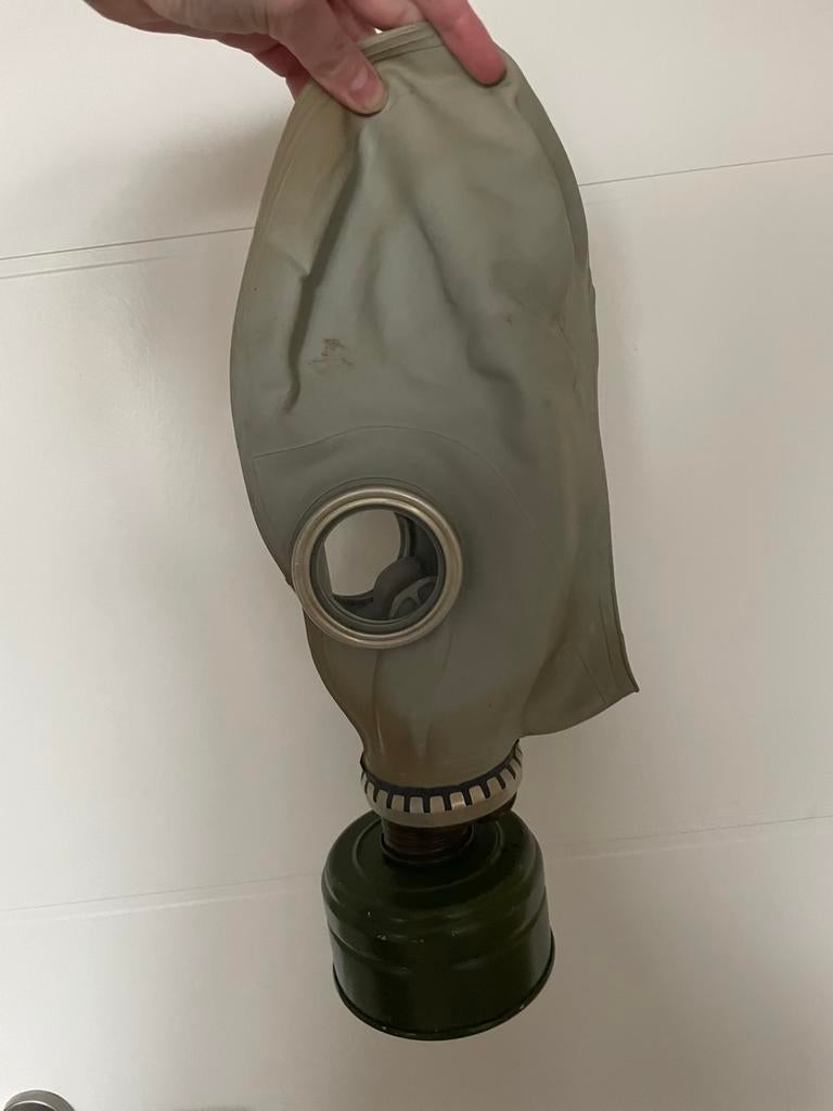 Oud gasmasker, Verzamelen, Ophalen of Verzenden, Overige soorten, Overige gebieden, Overige typen