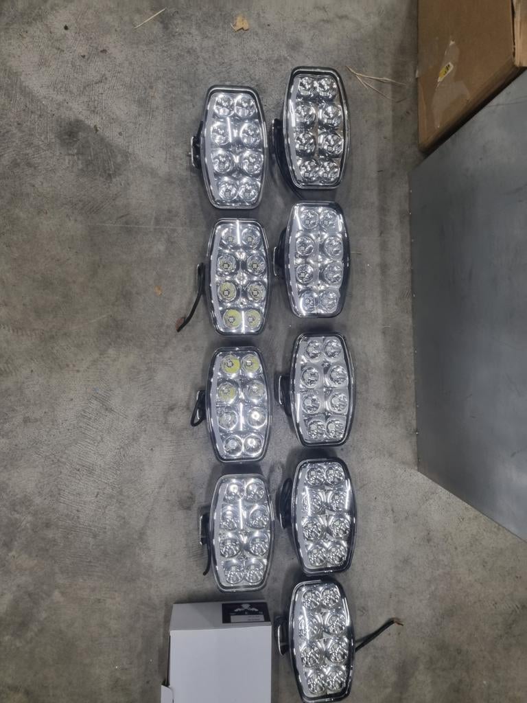 6x Led verstraler met positie licht, Ophalen of Verzenden, Gebruikt, Overige merken, Verlichting
