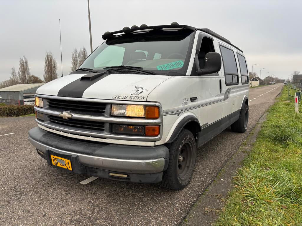 Chevrolet Express GMC Savana Chevy Van Camper buscamper, Automaat, Achterwielaandrijving, 8 cilinders, Wit
