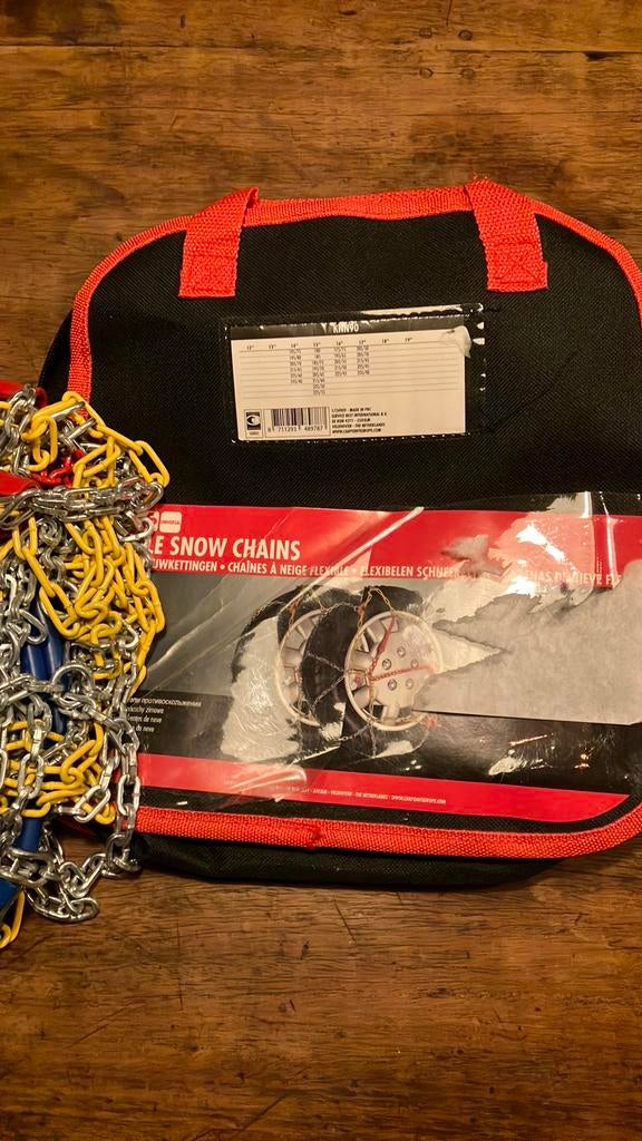 Sneeuwkettingen, voor maten zie hieronder oa vw passat, Ophalen, Zo goed als nieuw