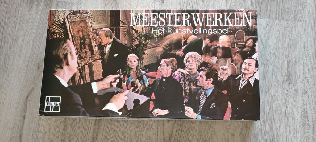 Meesterwerken - Het Kunstveilingspel, Hobby en Vrije tijd, Gezelschapsspellen | Bordspellen, Clipper, Vijf spelers of meer, Ophalen of Verzenden