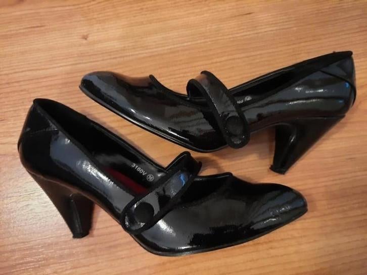 Lak pumps maat 36, Pumps, Zwart, Ophalen of Verzenden, Zo goed als nieuw