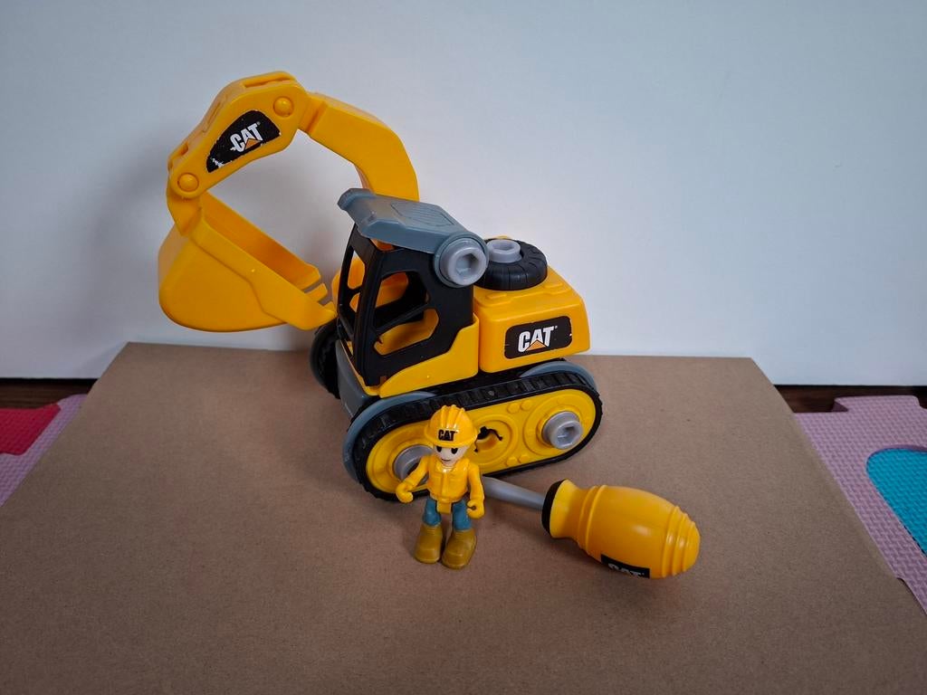 CAT excavator graafmachine bouwmodel, Ophalen of Verzenden, Zo goed als nieuw