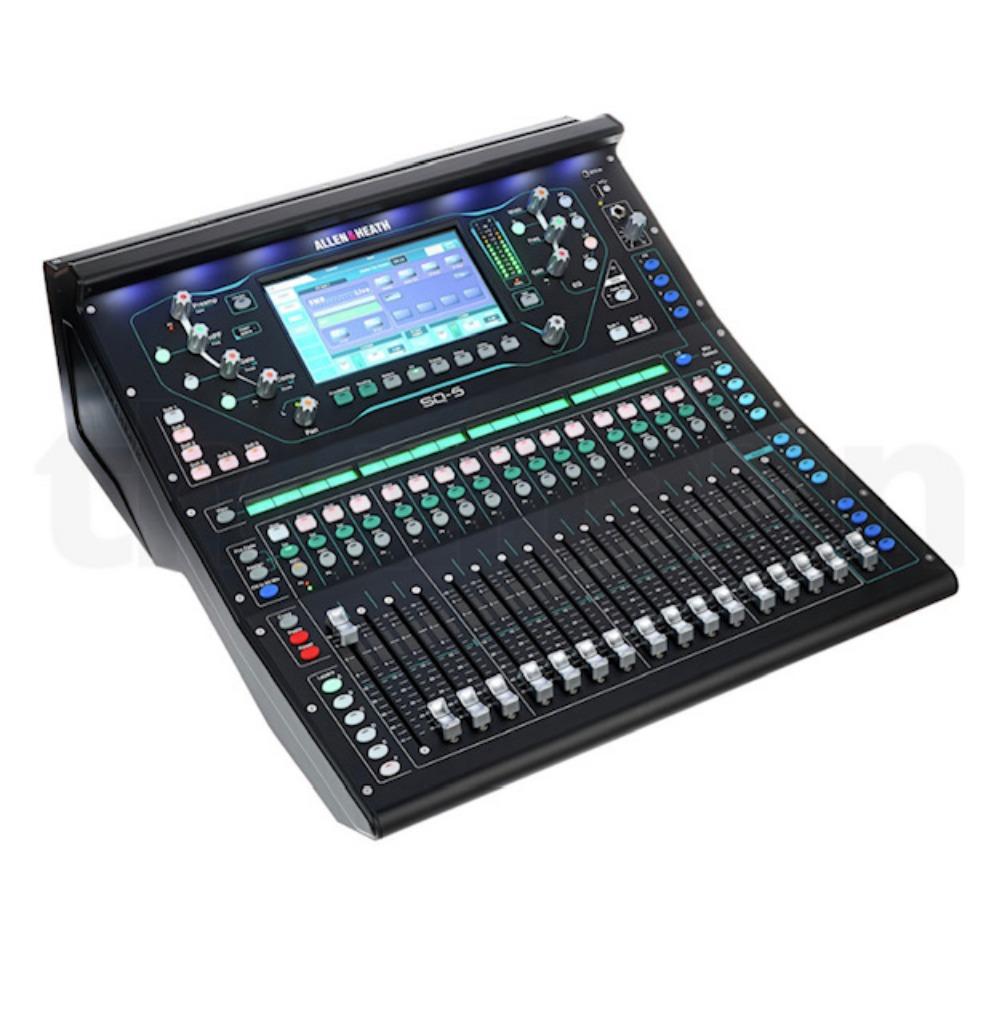 NIeuwe Allen & Heath SQ5 mengtafel + GX4816 stageblok, Muziek en Instrumenten, Mengpanelen, Ophalen, Allen & heath, Zo goed als nieuw