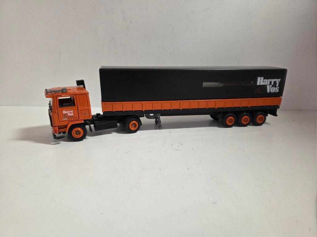 Tekno Volvo F12 Vos Oss 1:50, Hobby en Vrije tijd, Modelauto's | 1:50, ., Zo goed als nieuw, ., Ophalen of Verzenden