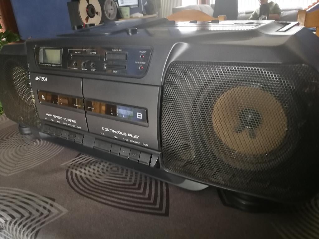 ghettoblaster Anitech PCD-9000, Ophalen of Verzenden, Gebruikt, Radio, Met cd-speler