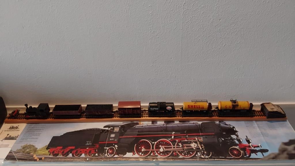 Mijn laatste nostalgische Fleischmann treinsetje + dummy loc, Hobby en Vrije tijd, Modeltreinen | H0, Ophalen of Verzenden