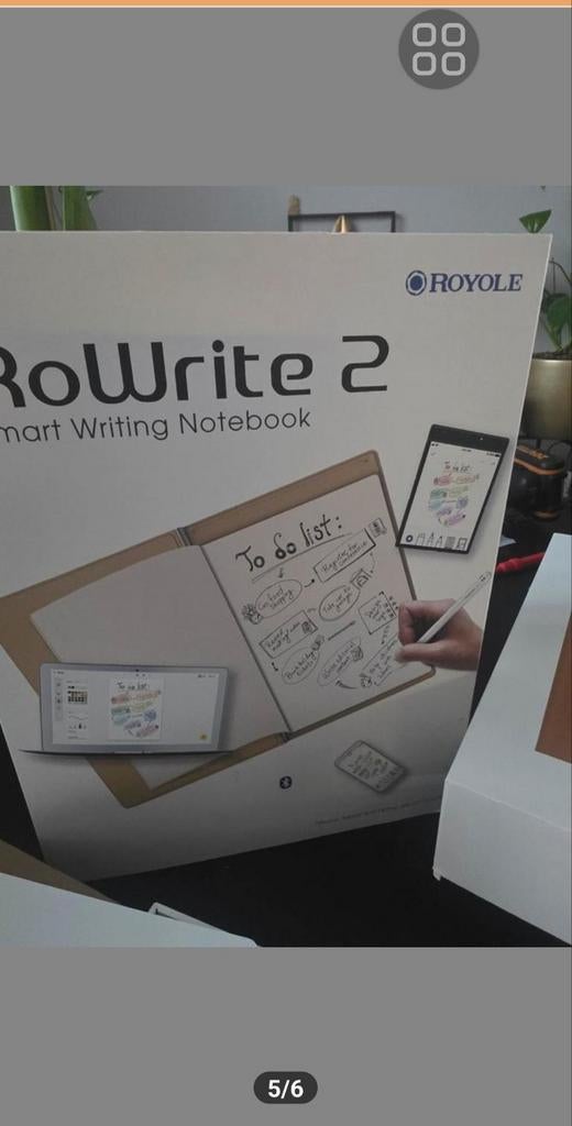 - Digitaal Notitieboek - RoWrite2 Smart, Computers en Software, Tekentablets, Ophalen of Verzenden, Zo goed als nieuw, Draadloos