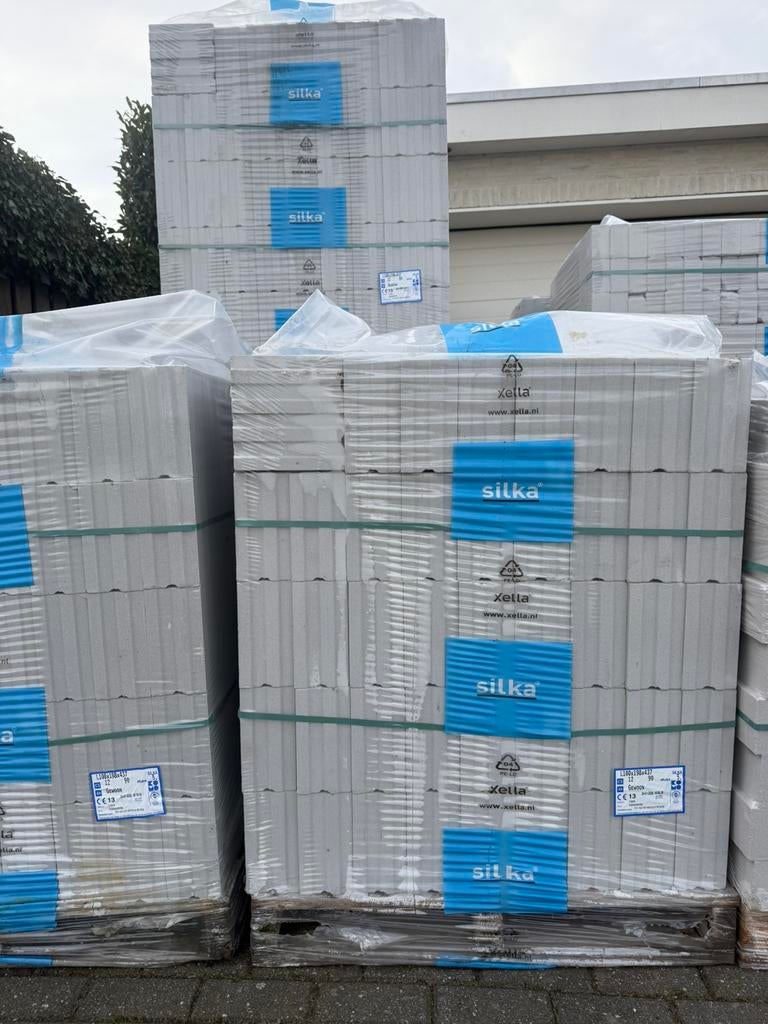 Kalkzandsteen 100x198x437 silka marktleider in zijn branche, Ophalen of Verzenden