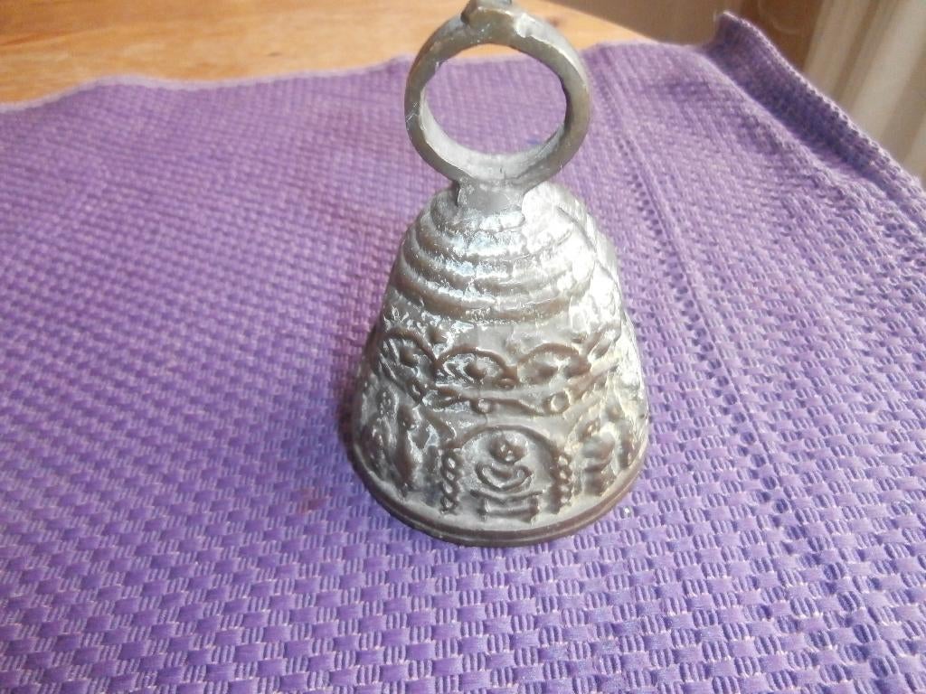 Bel koper ijzer koperen of ijzeren deurbel bewerking deurbel, Ophalen of Verzenden