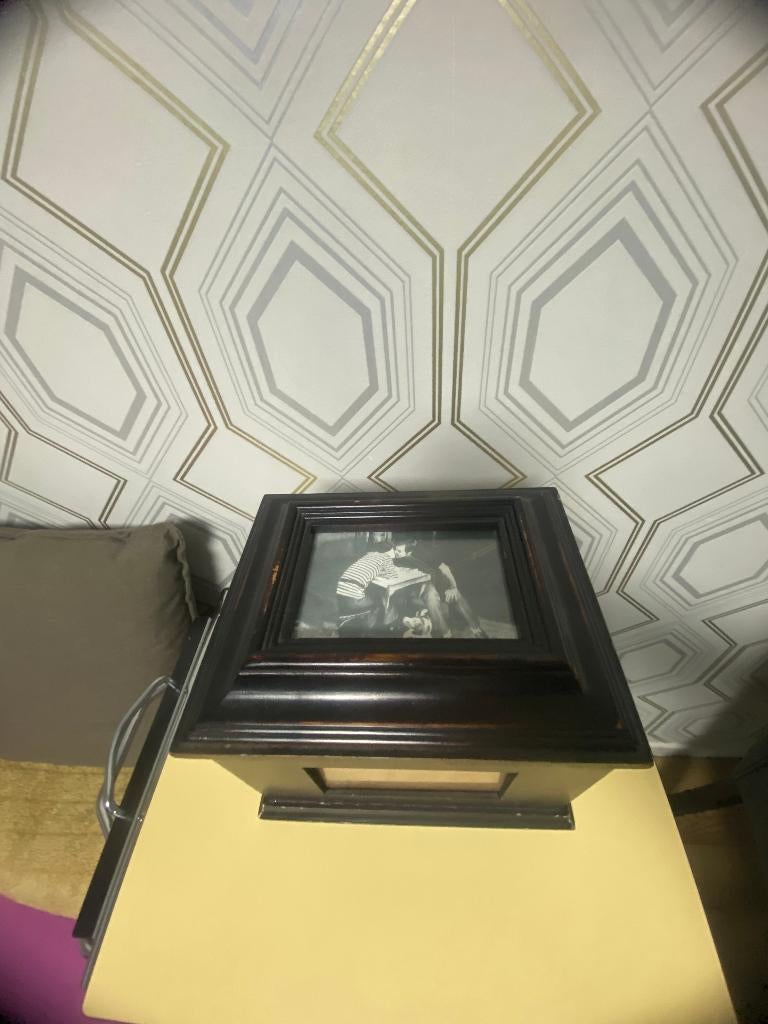 houten doos fotolijst -5 x fotoboek, Ophalen of Verzenden, Nieuw