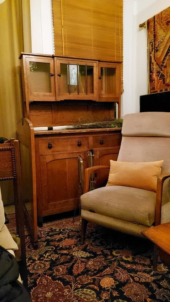 Art-deco Keuken (buffet) kast uit de jaren 1910-1920., Ophalen