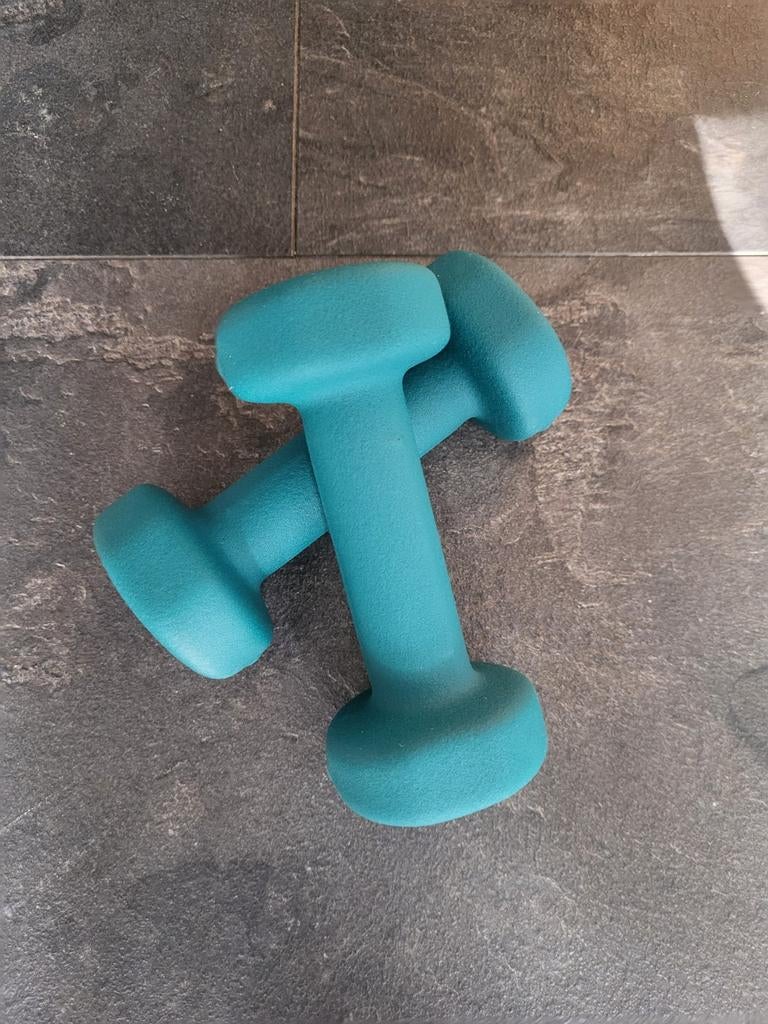 Nieuwe dumbbells - 2 x 1 kg, Sport en Fitness, Fitnessmaterialen, Ophalen of Verzenden, Nieuw, Dumbbell