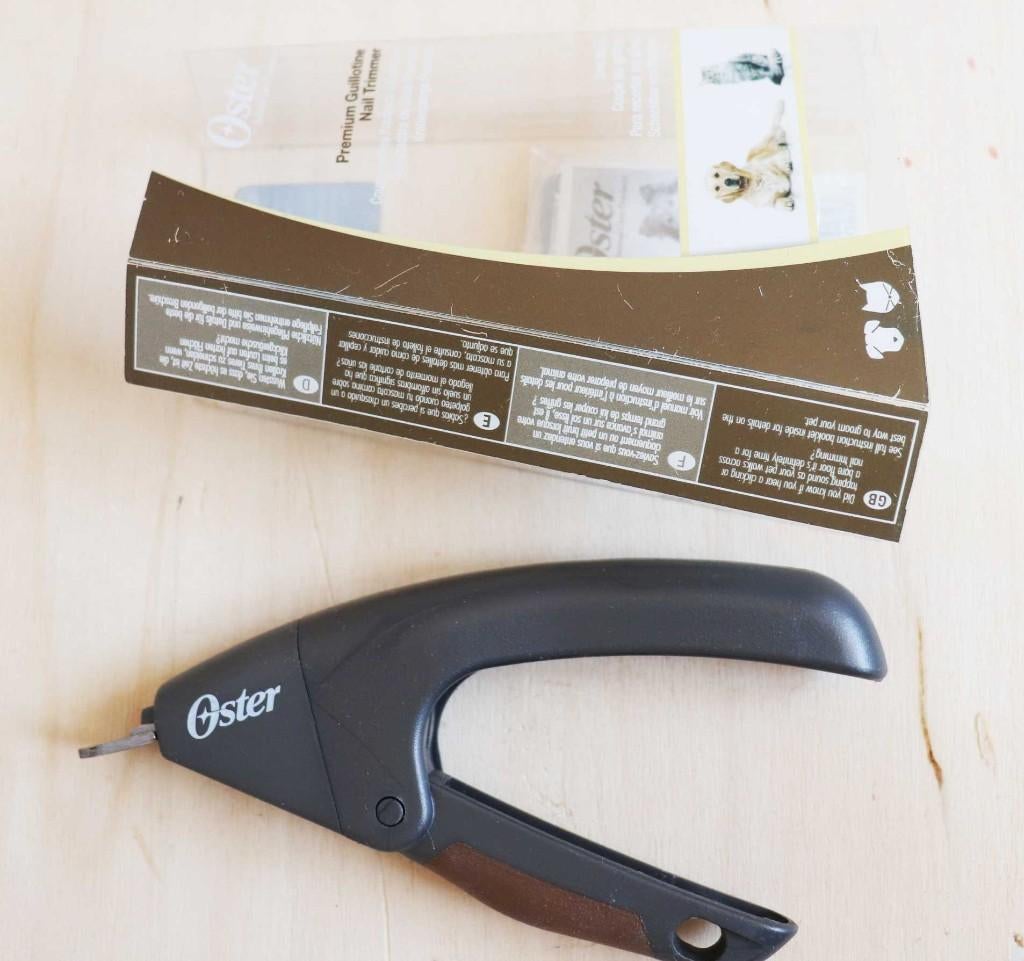 Oster Premium nagelknipper voor hond of kat z.g.a.n., Ophalen of Verzenden, Zo goed als nieuw