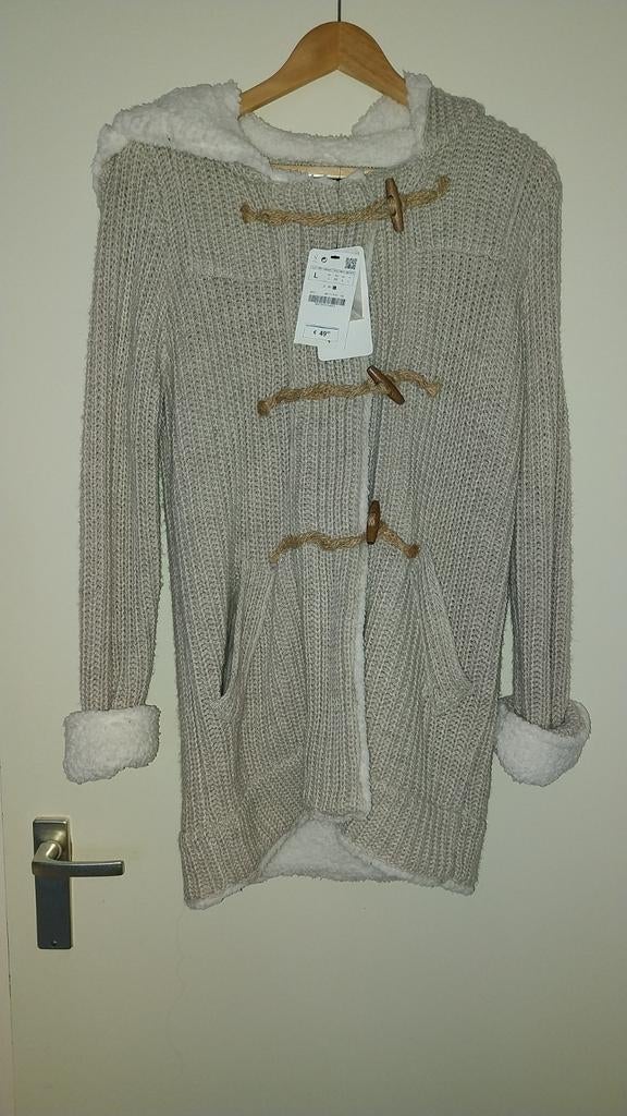 Nieuwe Zara houtje touwtje vest maat L, Zara, Ophalen of Verzenden, Nieuw, Maat 42/44 (L)