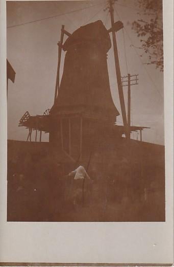 fotokaart molen De Jonker te Zaandam, Verzamelen, Ansichtkaarten | Nederland, Verzenden, Voor 1920, Ongelopen, Noord-Holland