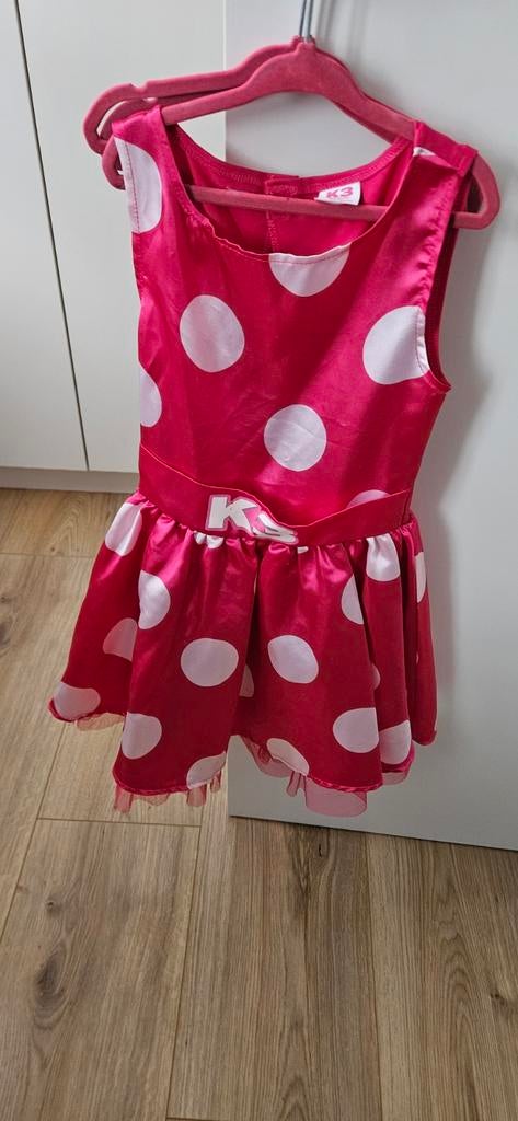 K3 jurkje glans 4/6 jaar 116, Kinderen en Baby's, Carnavalskleding en Verkleedspullen, Ophalen of Verzenden, Zo goed als nieuw