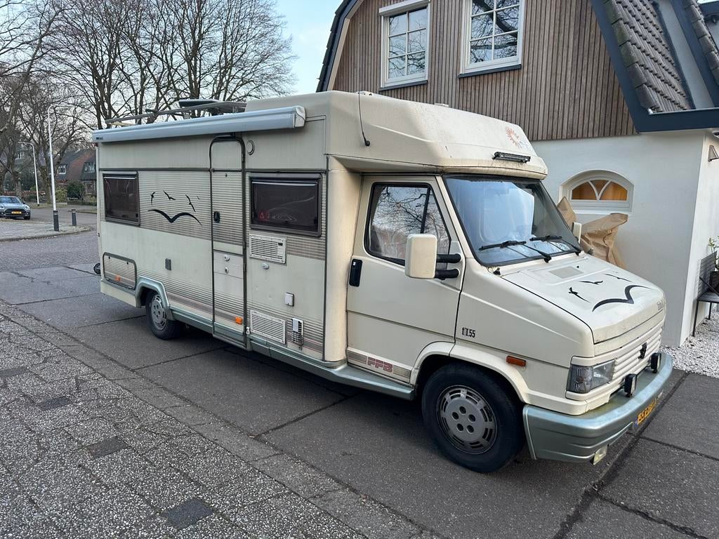 FFB avantgarde Peugeot 2.5TD bouwjaar 1991 opknapper, Caravans en Kamperen, Campers, Bedrijf, Buscamper of Camperbus