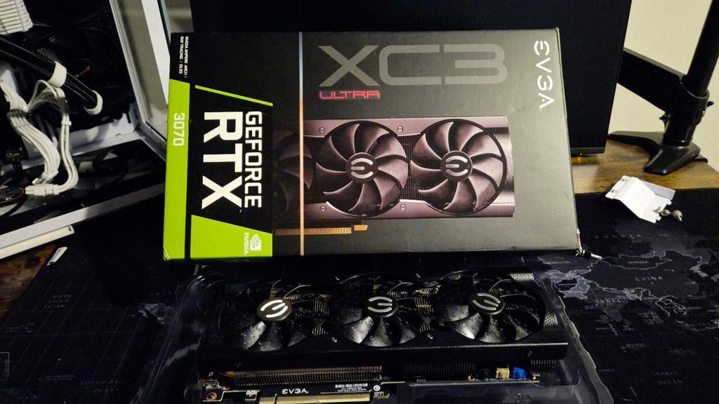 EVGA GeForce RTX 3070 XC3 Ultra - Uitstekende GPU, Computers en Software, Videokaarten, GDDR6, PCI-Express 4, Ophalen of Verzenden