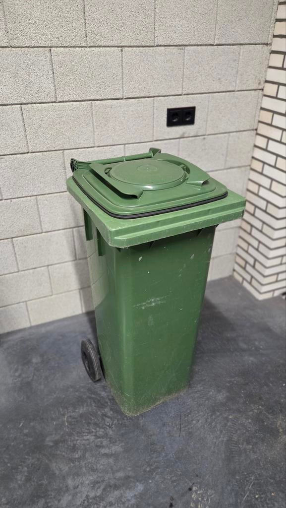 GFT Container - 140 Liter, Ophalen, Kunststof, Gebruikt, 50 tot 75 cm