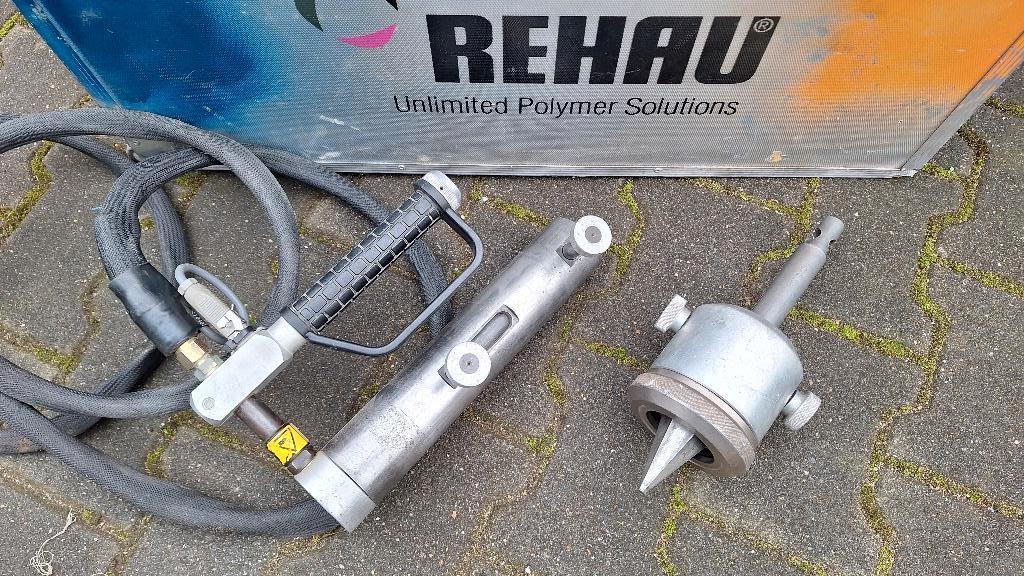 Rehau G2 Schuifhulstang met GROTE koppen! 40 - 50 - 63, Ophalen, ., Zo goed als nieuw, .