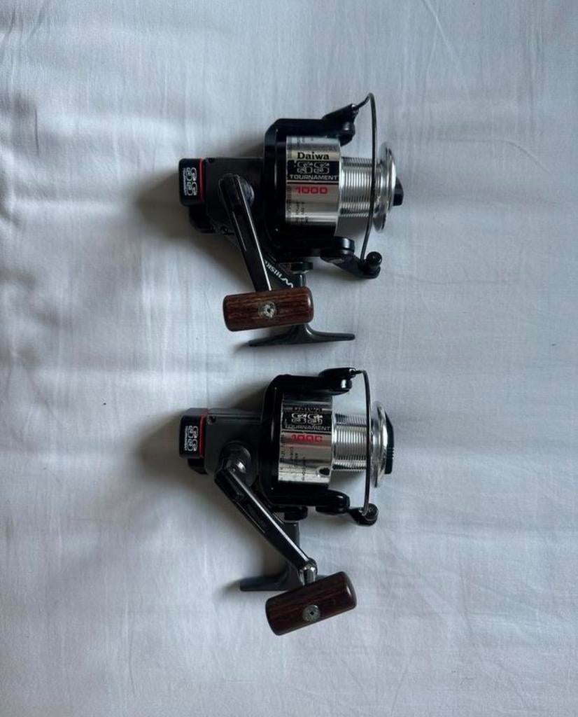 2x daiwa tournament whisker ss1000, Watersport en Boten, Ophalen of Verzenden, Gebruikt, Molen