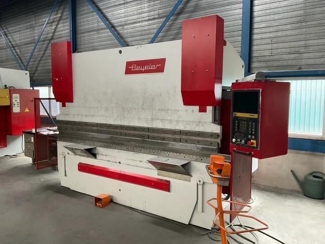 Beyeler hydraulische kantbank type PR6 100x3100, Ophalen of Verzenden