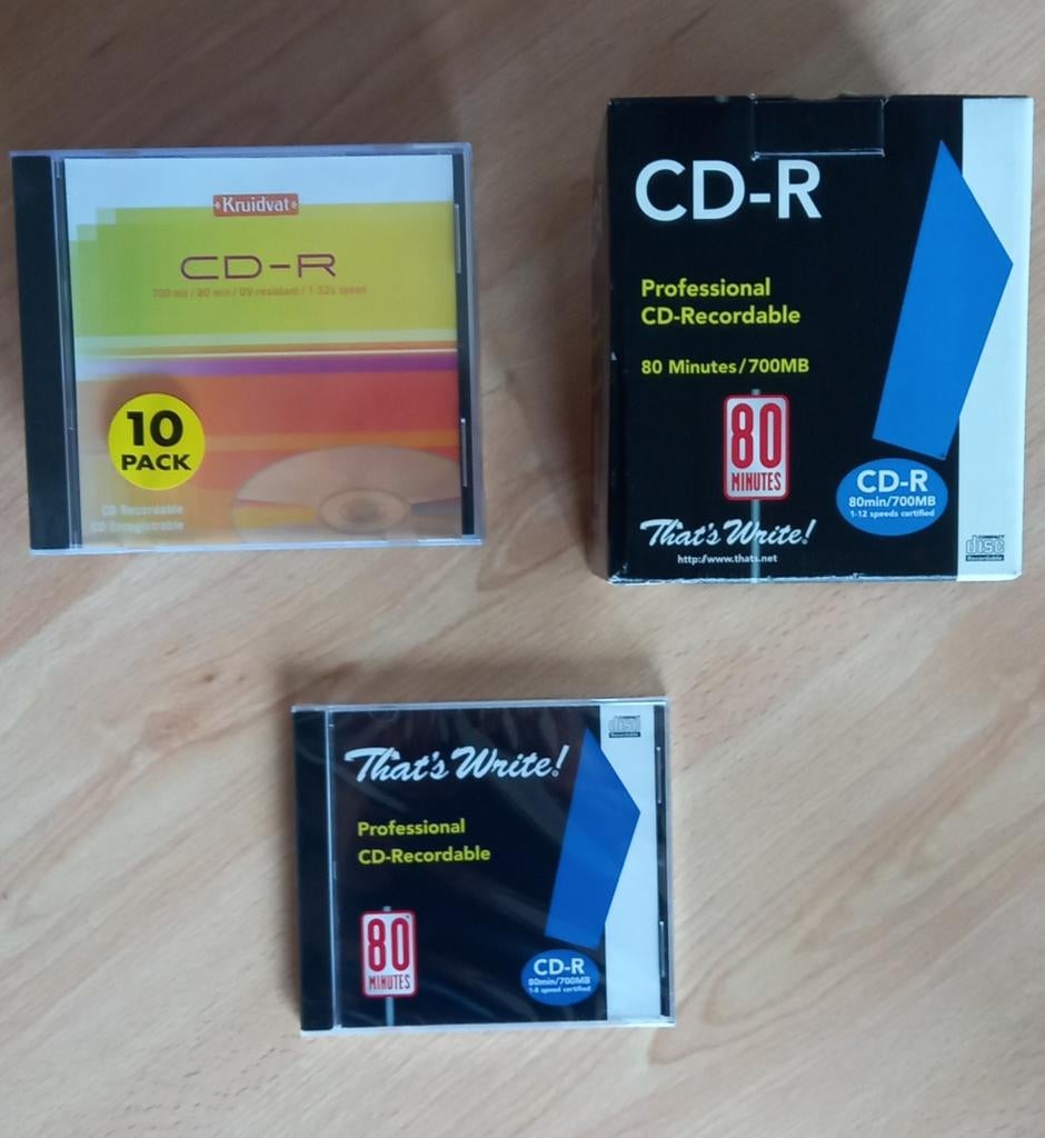 CD-R 80 minuten/700 MB 21 stuks, Ophalen of Verzenden, Nieuw