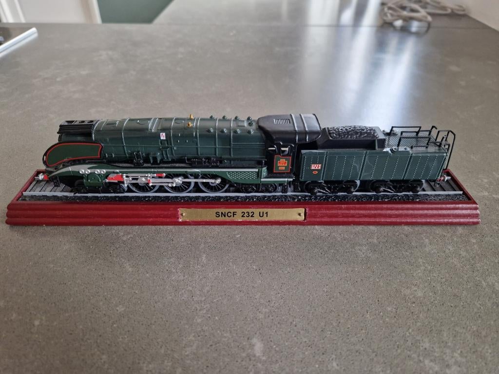 Editions Atlas Stoomlocomotief SNCF 232 U1 schaal 1:100, Ophalen of Verzenden, Zo goed als nieuw, Locomotief, Overige merken
