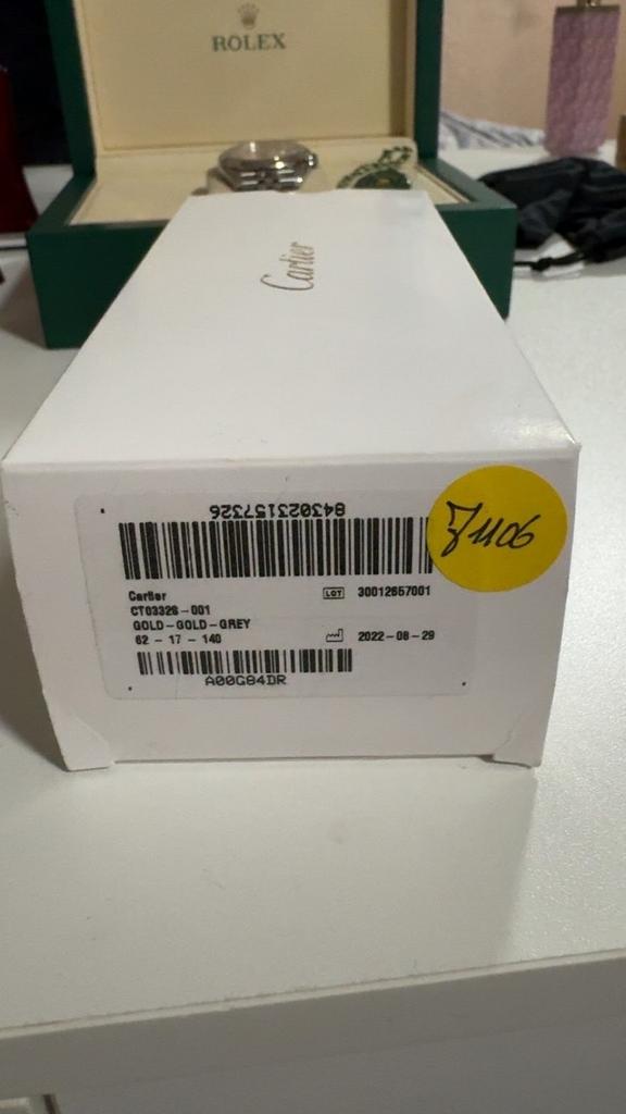 Cartier bril - Nieuwstaat, met aankoopbon, Overige modellen, Geen camera, Ophalen of Verzenden, Zo goed als nieuw