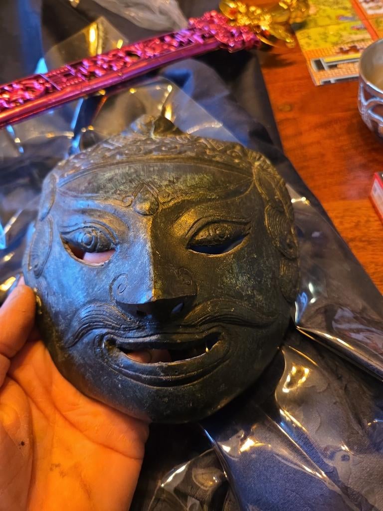 Antiek masker, Ophalen of Verzenden