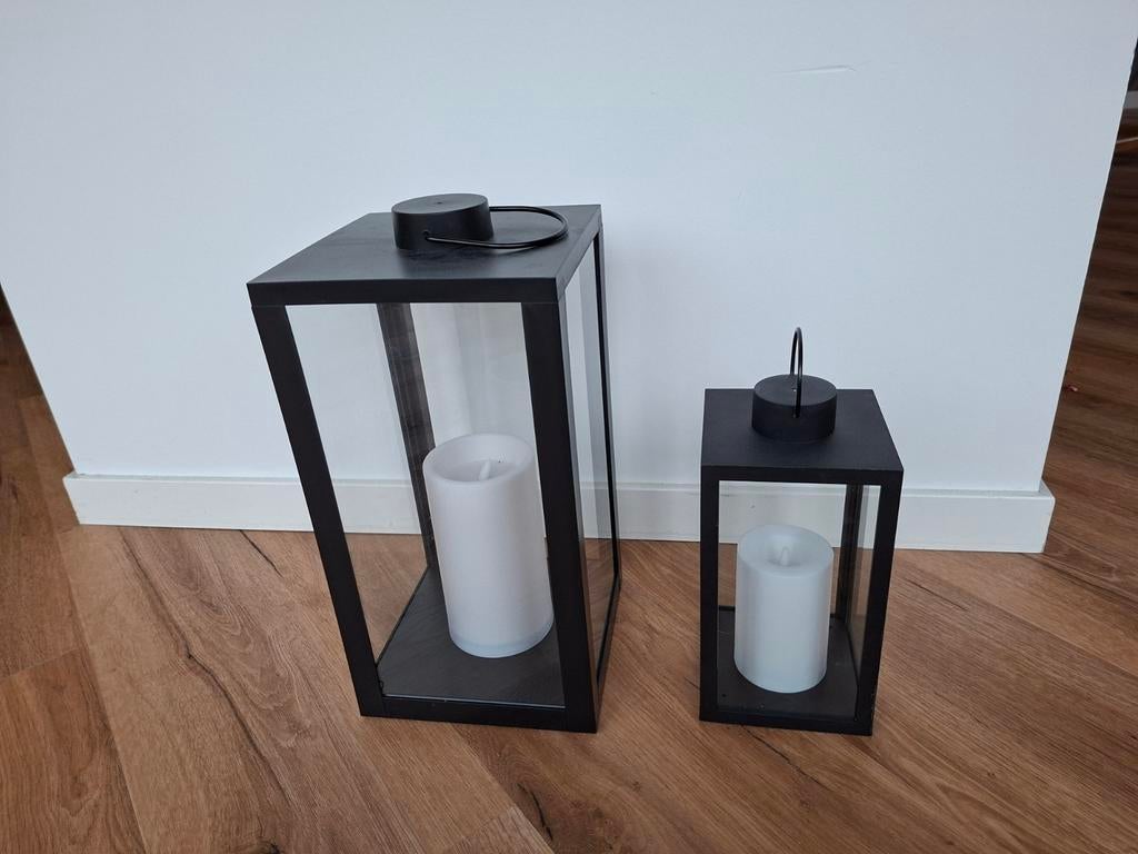 Windlicht 2 stuks, Ophalen, Overige materialen, 25 tot 50 cm