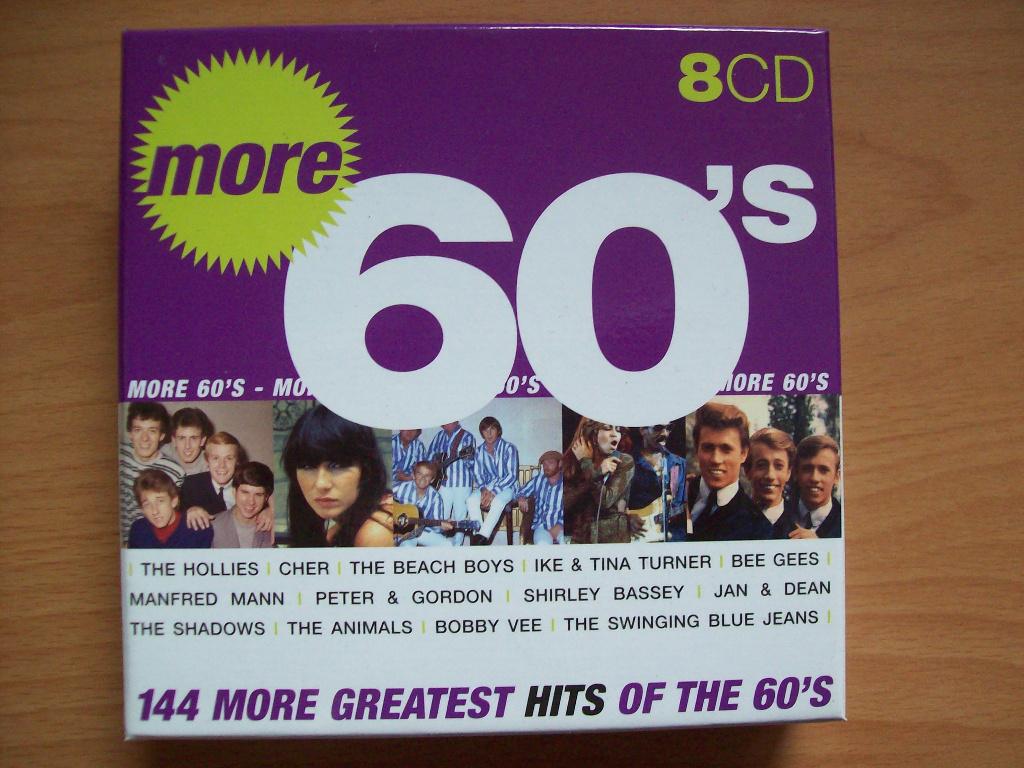 More 60's (8-CD Boxset) Hollies, Cher, Bobby Vee, Bee Gees,, Ophalen of Verzenden, Zo goed als nieuw, Pop, Boxset
