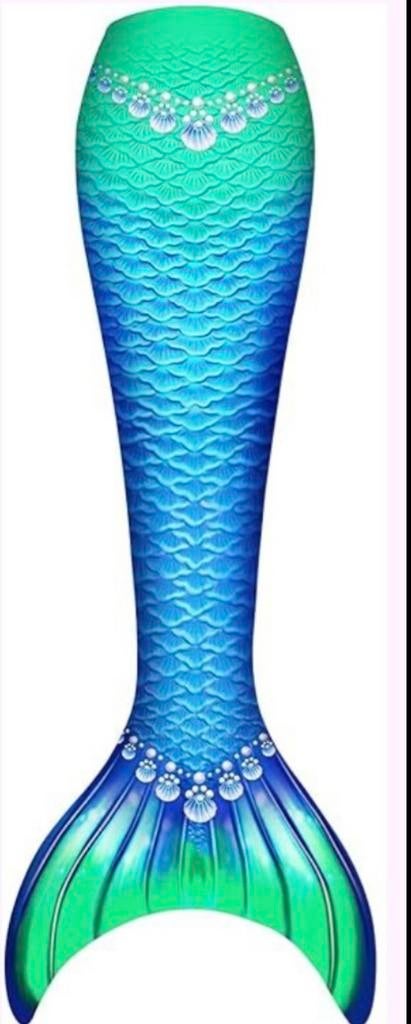 Zeemeerminstaart om te zwemmen, Jongen of Meisje, One size, Nieuw, Ophalen of Verzenden